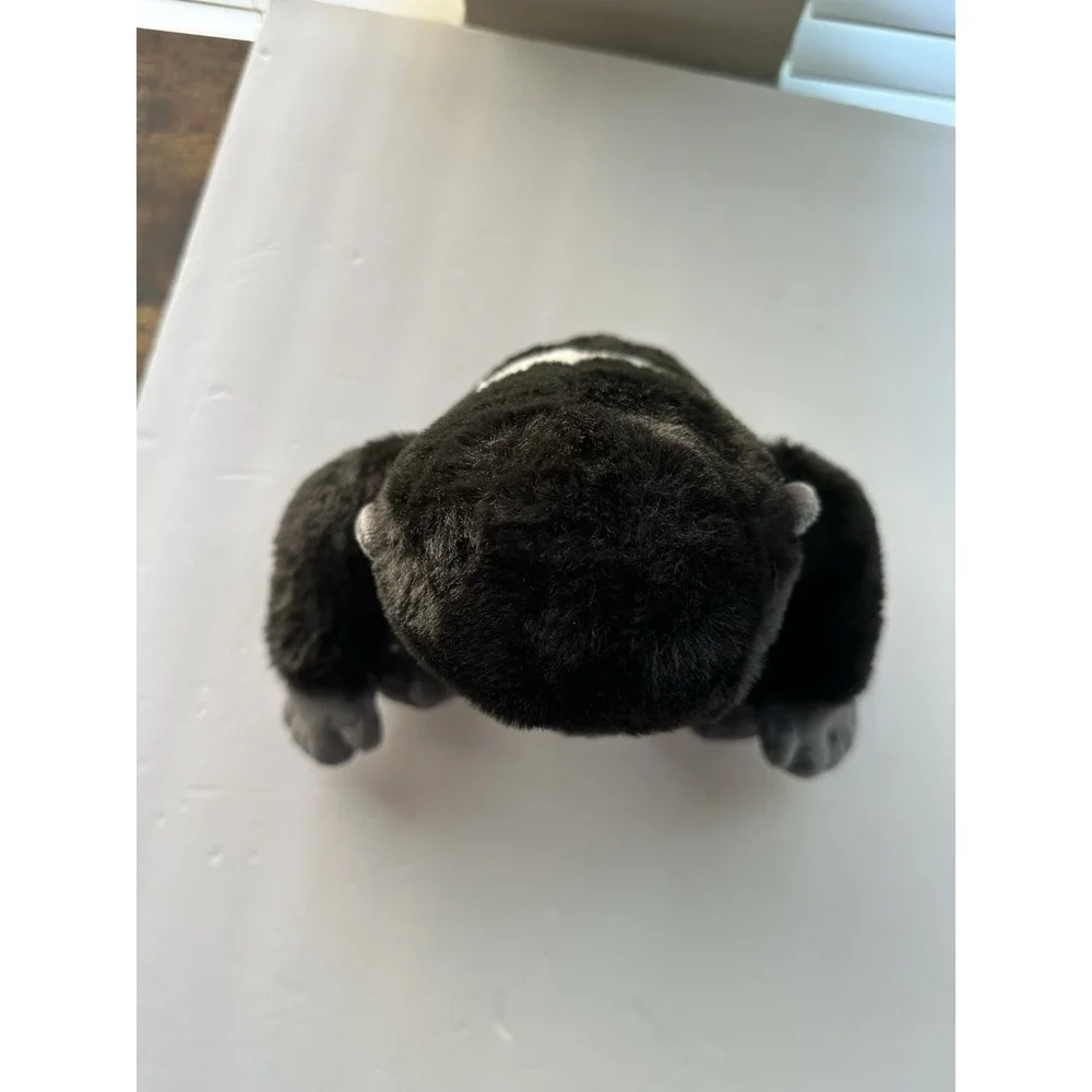 Wildlife Tree Gorilla Plush Stuffed Animal Black Gray Soft Monkey Ape 9